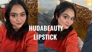Hudabeauty lipstick bombshell ❤️❤️@Navitpannu456 #trending #viralvideo #youtubevideo #makeup