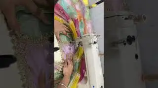 wielokolorowa dupatta making #tiarabossofficial #learnnonline #summervibes #summeroutfit