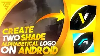 CREATE TWO SHADE ALPHABETICAL LOGO ON ANDROID || PIXLLAB || PHOTOSHOP TOUCH ||TUTORIAL