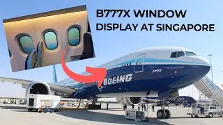 Что нового в иллюминаторе Boeing 777X, который называют футуристической технологией? #B777x