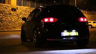 Seat Leon Black 2010 Remus Exhaust Cutback
