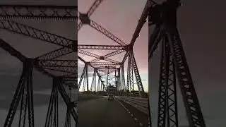 entre formas e estruturas#hercilioluz #SC #ponte #harmonia #pordosol