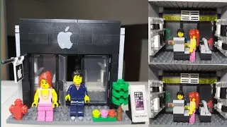 Lego HSANHE #6409-2 Apple Store Mini Street