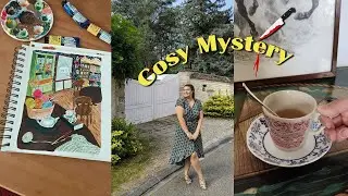 Je crée une collection de papeterie en partant de zero !  aquarelle cosy mystery
