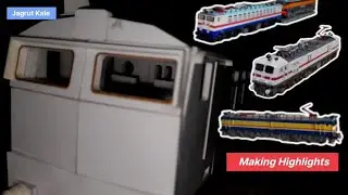 Making of Realistic Indian Railways Train Engine Models | DIY Tutorial for Model Train Lovers