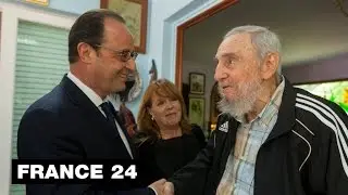 François Hollande - Fidel Castro : la rencontre historique - CUBA