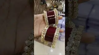 Bridal Chuda ❤️Maroon Colour Collection 🥰😍#shorts #jewellery #bangles #youtubeshorts #shortsfeed