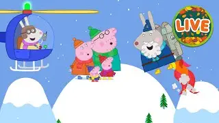 ❄️ Peppa Pig&rsquo;s BIG Christmas Adventures LIVE! 🎁🎄| English Full Episodes | Holiday & Travel Days Out