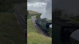 257 Squadron chuffs out of Norden Swanage Railways