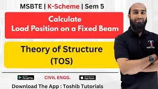 Finding the Position of Load on a Fixed Beam for given End Moments I TOS