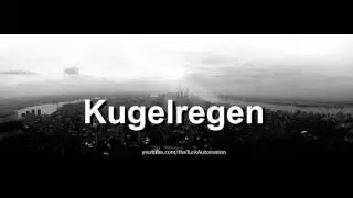 How to pronounce Kugelregen in German - Perfectly