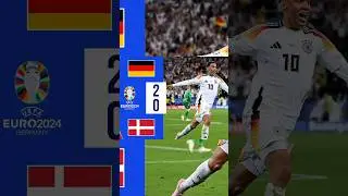 Germany vs Denmark Highlights | UEFA EURO 2024 #football #soccer #uefaeuro2024 #germany #denmark