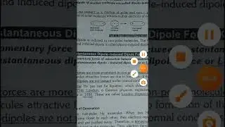 Dipole- induce dipole forces and London Dispersion Forces ( Types of intermolecular forces ) part 2