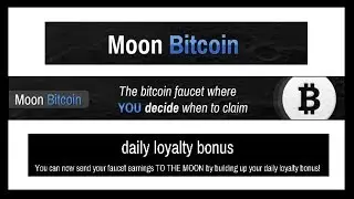 Moon Bitcoin Faucet