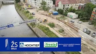 REVITALIZACE NÁBŘEŽÍ SVRATKY BRNO 06-2023