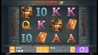 Demo gameplay of Book of Adventure Life by Tech4Bet