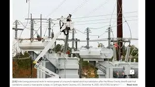 US Electric Grid Under Attack Substations Targeted.
