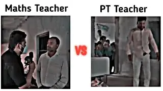 Maths teacher Vs Pt teacher||funny memes video 😜 facebook typing status Taxt status #funny #comedy