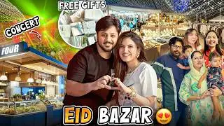 EID BAZAAR SHOPPING WITH SUSRAL FAMILY 😍 | Pura Lahore Event Py Phounch Gya 🤯 | Qurbani Kab Arhi? 🐐🐮
