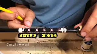 Making a crosswrap! rod building 101 #Shorts