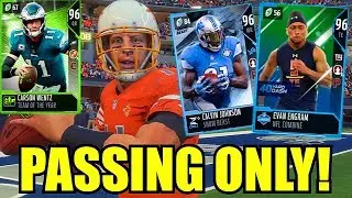 PASSING ONLY CHALLENGE! Madden 18 Ultimate Team Gameplay