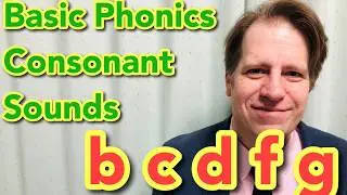 Phonics Consonant Sounds「b c d f g」American English Pronunciation Practice (New Version)