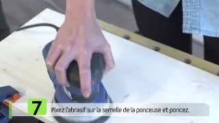 Utiliser une ponceuse ou un abrasif &ndash; Apprendre &agrave; poncer