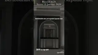 Bacaan Injil Senin 12 Januari 2026 #bacaaninjil  #alkitab #injil #katolik #gerejakatolik