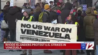 Rhode Islanders protest strike on Venezuela, capture of Maduro