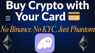 How to Buy CRYPTO With Debit Card Inside Phantom Wallet | No Binance or KYC Needed!