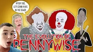 evolution of pennywise animated