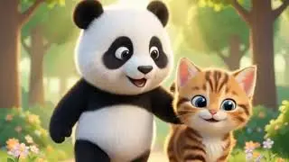 Kitten and Panda Become Best Friends 🐱🐼 | Fun Kids Story