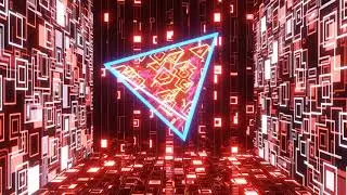 1 Hour of Mind-Blowing VJ Loop Abstract Pyramid Rotation