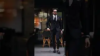 Dress to Impress in our Premium Dapper Weddings / Prom Kings Slim Fit Black Suit.