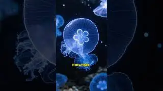 The Jellyfish with a Glowing Shield #Shorts