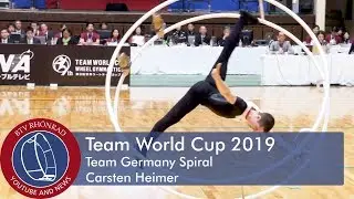Team World Cup in Gymwheel 2019 Team Germany Carsten Heimer Spiral