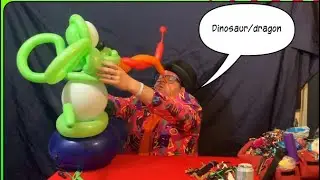 Dinosaur or Dragon balloon using fatty base￼