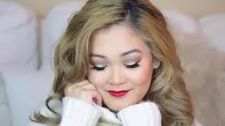 EASY Long Lasting Christmas Makeup 🎄🎁