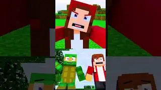 JJ's Sister funny prank #minecraft #shorts