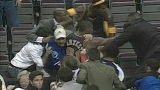 Malice At The Palace - Pistons vs Pacers 2004 | The Worst Night In NBA History | NBA Highlights HD