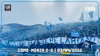 Serie B: Como-Monza 2-0, lo spettacolo del derby dalla Curva Como