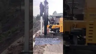 Metal Beam Crash Barrier Installation #mbcb #nhidcl #roadprojects #roadsafety