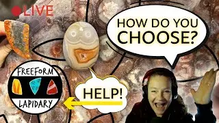 ROCK Cutting: How to Design Cabochons! Friday Night LIVE!