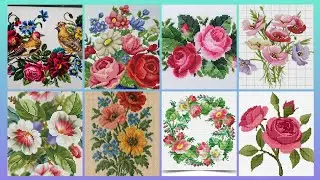 #1 Stunning & Elegant Cross stitch patterns/Charsuti Embroidery Design Ideas Hand made Embroidery
