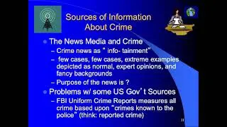 Basics of Crime Research part 1