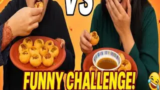Who Eats More Golgappas? | Funny Challenge Vlog 😂