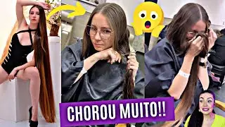 FOI CHAMADA DE LOUCA! MULHER DO CABELO GIGANTE CORTA CHANEL E CHOCA A INTERNET! Entenda o caso.