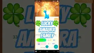 🍀LUCKY Amaura Family! (Aurorus) Pokemon Go! #pokemon #pokemongo #pok&eacute;mongo