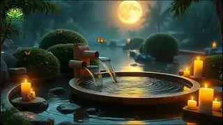 3 Hours of Flowing Water & Slow Piano 🌙 Deep Sleep, Stress Relief, Meditation & Relaxation