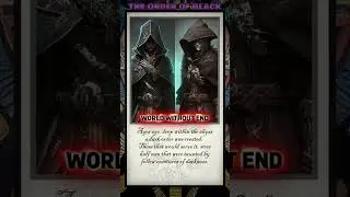 The Order of Black: Original Dark Fantasy/Sci-Fi RPG  World #short  #Lore #fiction #homebrew #reel